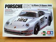  Porsche  961 -86 le mans  1/24 koottava pienoismalli  