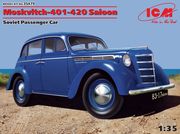 Moskvitch-401-420 Saloon Soviet Passenger Car  1/35 koottava pienoismalli  