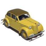  Tintin auto Opel Olympia cabriolet