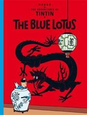 Tintin The Blue Lotus  albumi Englanninkielinen 