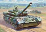 T-80 main russian battle tank 1/35 panssarivaunu  