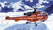 Alouette III securite civile 1/72 helikopteri  
