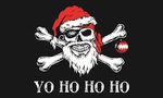 Yo Ho Ho Pirate  Christmas joulupukkimerirosvo lippu 