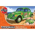 Vw kupla beetle  1/32  Quick Build Hippi Love and Peace