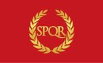 Rooman imperiumi SPQR   lippu     