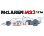 MCLAREN M23 1976   F1  1/20 koottava pienoismalli   