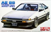 Toyota  AE86 Trueno Early type 1983  1/24 koottava pienoismalli 