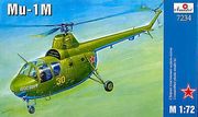 MIL Mi-1 M helikopteri  1/72 pienoismalli 
