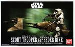Star Wars  Scout Trooper & Speeder Bike     1/12      