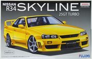 Nissan Skyline R34  25 Gt turbo full aero  1/24  koottava pienoismalli     