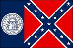 Georgia vanha  osavaltion lippu    