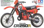 Honda  CR 250 R motocross 1/12 pienoismalli  