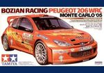 Bozian racing Peugeot 206 WRC  Monte 2005  1/24 koottava pienoismalli    
