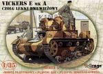 VICKERS E MK.A TWIN TURRET panssarivaunu  1/35  pienoismalli   