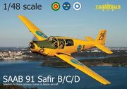 SAAB 91  SAFIR B/C/D  1/48 lentokone  suomi versio