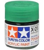  Clear green  X-25  10ml  acrylic  Tamiya    