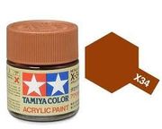 Metallic brown  X-34  10ml  acrylic  Tamiya     