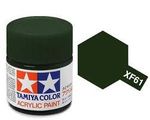Flat dark green  XF-61  10ml  acrylic  Tamiya   